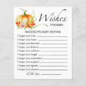 小さなかぼちゃフローラがベビーを願う (正面)