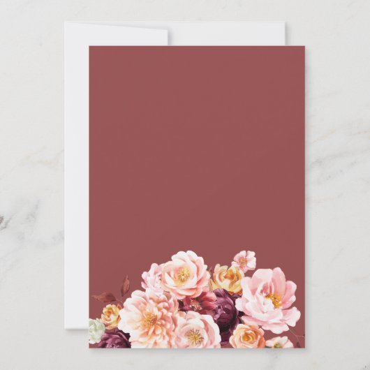 小さなかぼちゃフローラの赤ちゃんシャワーの招待状 招待状