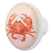 小さなかわいいカニの名前の喜子と時々 セラミックノブ (右)