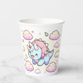 小さなかわいい恐竜の赤ちゃんシャワー 紙コップ (正面)