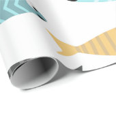 小さなかわいい魚のカラフルデザイン ラッピングペーパー (ロールコーナー)