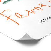 小さなかわいこちゃんがオレンジの好意を寄せようとしている ポスター (角)