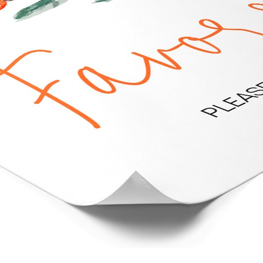 小さなかわいこちゃんがオレンジの好意を寄せようとしている ポスター (角)