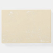 小さなかわいこちゃんが柑橘類のオレンジ色の道を進んでいる ゲストブック (裏面)