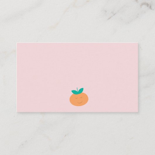 小さなかわいこちゃんが途中おむつラッフルカードにある エンクロージャーカード (裏面)