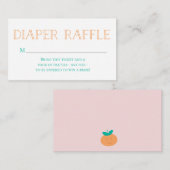 小さなかわいこちゃんが途中おむつラッフルカードにある エンクロージャーカード (正面/裏面)