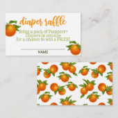 小さなかわいこちゃんが途中おむつラッフルカードC エンクロージャーカード (正面/裏面)