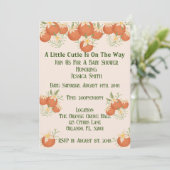 小さなかわいこちゃんが途中にある – オレンジ色の花 – 赤面 招待状 (スタンド正面)