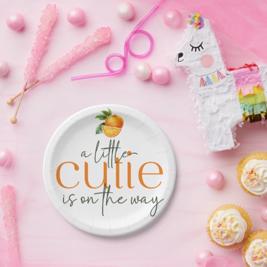 小さなかわいこちゃんが途中のプレート ペーパープレート (パーティー)