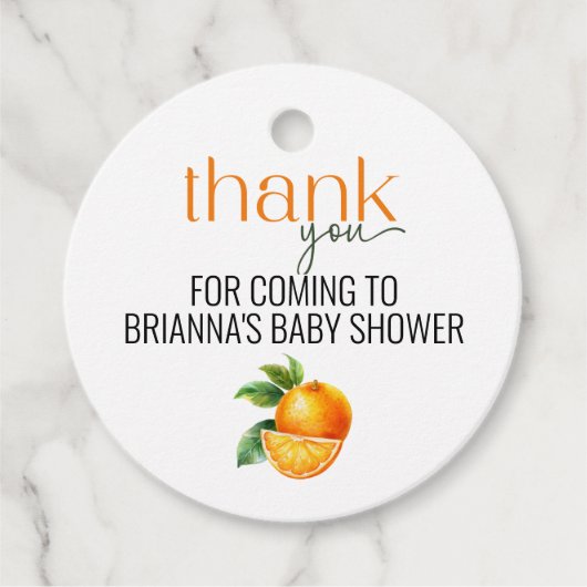 小さなかわいこちゃんが途中のメッセージカードラベル フェイバータグ (正面)