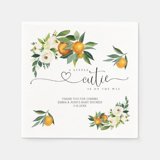 小さなかわいこちゃんが途中の紙ナプキン スタンダードカクテルナプキン (正面)