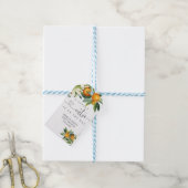 小さなかわいこちゃんが途中ギフトラベル ギフトタグ (より糸付き)