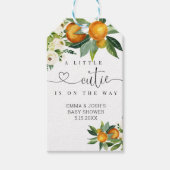 小さなかわいこちゃんが途中ギフトラベル ギフトタグ (正面)