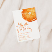 小さなかわいこちゃんが途中ベビーシャワー招待状 招待状