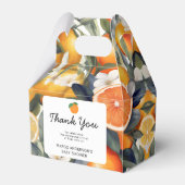 小さなかわいこちゃんがCitrus赤ちゃんシャワーの途中にある フェイバーボックス (裏面サイド)