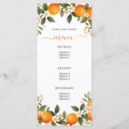 小さなかわいこちゃんがTangerine赤ちゃんシャワーに向かっている メニュー