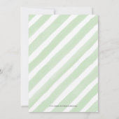 小さなかわいこちゃんのクレメンチン男女兼用シャワー 招待状 (裏面)