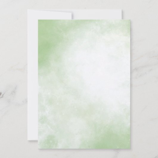 小さなかわいこちゃんの方法ベビーシャワー 招待状 (裏面)