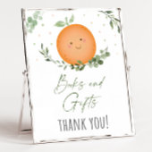 小さなかわいこちゃんの本とギフト赤ちゃんシャワーのサイン ポスター