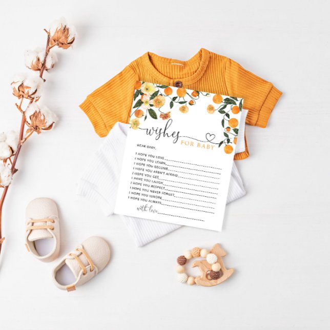 小さなかわいこちゃんの赤ちゃんシャワーがベビーカードを願う (クリエイターアップロード済み)