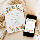 小さなかわいこちゃんの赤ちゃんシャワーの招待状 招待状