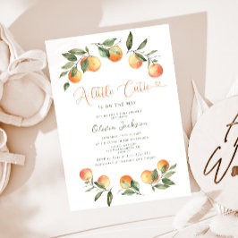 小さなかわいこちゃんの赤ちゃんシャワーの招待状 招待状