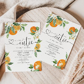 小さなかわいこちゃんの赤ちゃんシャワーの招待状 招待状