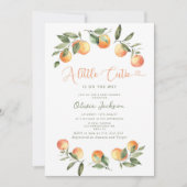 小さなかわいこちゃんの赤ちゃんシャワーの招待状 招待状 (正面)