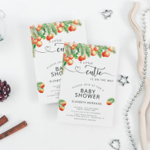 小さなかわいこちゃんの赤ちゃんシャワーの招待