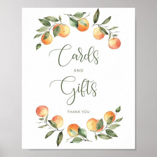 小さなかわいこちゃんの赤ちゃんシャワーカードとギフトのサイン ポスター (正面)