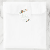 小さなかわいこちゃんの赤ちゃんシャワークラシックラウンドステッカー ラウンドシール (バッグ)