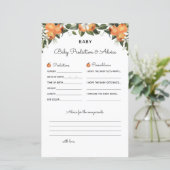 小さなかわいこちゃんの赤ちゃんシャワーゲーム予測と広告 (スタンド正面)