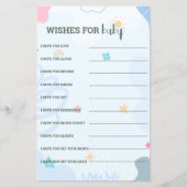 小さなかわいこちゃんの赤ちゃんシャワーゲーム予測 (正面)