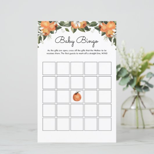 小さなかわいこちゃんの赤ちゃんシャワーゲーム |ベビービンゴゲーム (スタンド正面)