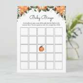 小さなかわいこちゃんの赤ちゃんシャワーゲーム |ベビービンゴゲーム アドバイスカード (スタンド正面)