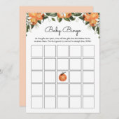 小さなかわいこちゃんの赤ちゃんシャワーゲーム |ベビービンゴゲーム アドバイスカード (正面/裏面)