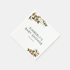 小さなかわいこちゃんの赤ちゃんシャワーナプキン スタンダードカクテルナプキン