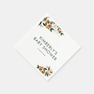 小さなかわいこちゃんの赤ちゃんシャワーナプキン スタンダードカクテルナプキン