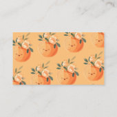 小さなかわいこちゃんの赤ちゃんシャワーベビー エンクロージャーカード (裏面)