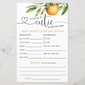 小さなかわいこちゃんの赤ちゃんシャワー予測アドバイス (正面)