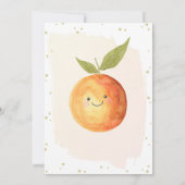 小さなかわいこちゃんの赤ちゃんシャワー招待状 招待状 (裏面)