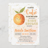 小さなかわいこちゃんの赤ちゃんシャワー招待状 招待状 (正面/裏面)