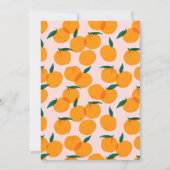 小さなかわいこちゃんの赤ちゃんシャワー招待状 招待状 (裏面)