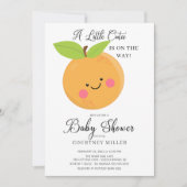小さなかわいこちゃんの赤ちゃんシャワー招待状 招待状 (正面)