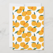 小さなかわいこちゃんの赤ちゃんシャワー招待状 招待状 (裏面)