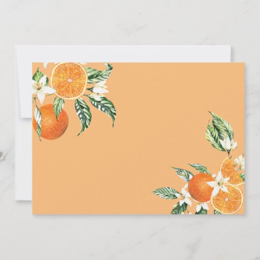 小さなかわいこちゃんの赤ちゃんシャワー招待 招待状 (裏面)