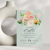 小さなかわいこちゃんの赤ちゃんシャワー招待 招待状