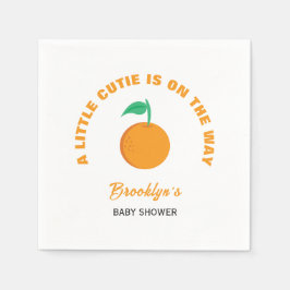 小さなかわいこちゃんの赤ちゃんシャワー男女兼用 スタンダードカクテルナプキン