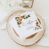 小さなかわいこちゃんの赤ちゃんシャワー スタンダードカクテルナプキン