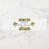 小さなかわいこちゃんの赤ちゃんシャワー ペットボトルラベル (シングルラベル)